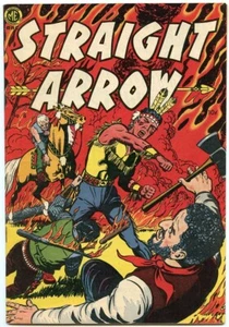Straight Arrow #8 (1950 Magazine Enterprises) WESTERN Indianer Superheld! - Bild 1 von 5