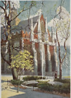 The Middle Temple Garden And Fountain Court In London - Antique Print 1916