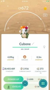 Pokemon Shiny Cubone Wearing a Cempasúchil Crown - TRA'DE GO - Description - Picture 1 of 1