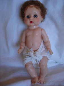Vintage Arranbee Rooted Hair Sleepy Eyes Posable Rubber Doll - Picture 1 of 17