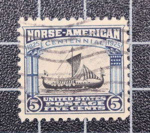 Scott 621 - 5 centesimi norreno americano - usato - PF Cert grado 95 - SCV - $110,00 - Foto 1 di 3