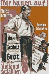 WW2 - Photo affiche de propagande allemande: Travail, Liberté et Pain - Picture 1 of 1