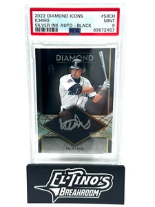 ICHIRO 2022 Topps Diamant Symbole silberne Tinte Auto 07/10 #SI-ICH PSA 9 SEELEUTE - Bild 1 von 2