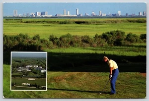 Postal de golf Marriott's Seaview Golf Resort Galloway Township Nueva Jersey - Imagen 1 de 2