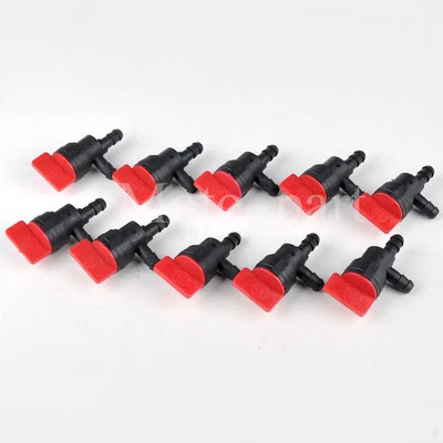 Válvulas de cierre/corte de gasolina de 90 grados en línea de 1/4" Petcock motocicleta Foto 1 de 4