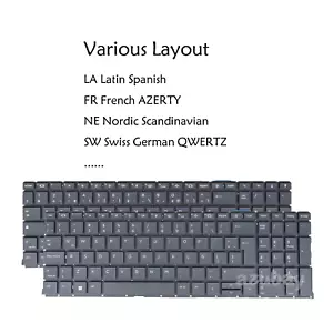 Teclado para portátil HP M05033-M05034-BG1/051/DH1/161 V195346EK1 X8QC SN6195B1Z - Imagen 1 de 10