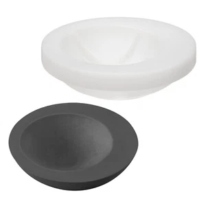 Silicone Mould Pot, 5.8x1.8 Inch Concrete Flower Pot Moulds, White - Picture 1 of 6