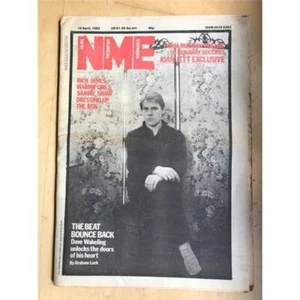 BEAT NME MAGAZINE APRIL 10 1982 - DAVE WAKELIN COVER WITH MORE INSIDE + joan jet - Picture 1 of 1