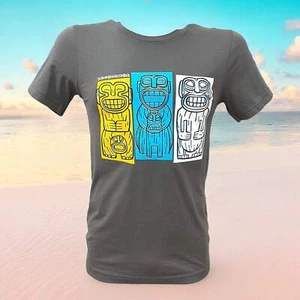 T-Shirt Don The Beachcomber - Vintage Marke - Here Come the Cannibals grau - Tiki - Bild 1 von 9