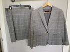 Ann Taylor Gray spring/summer Suit Jacket Skirt Size 8P