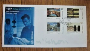 NEW ZEALAND ART PAINTER COLIN MCCAHON 4 STAMPS 1997 FDC - Picture 1 of 1