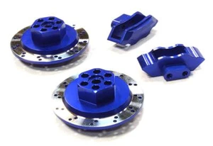 Realistic Alloy Machined Rear Brake Hex Hub Set for HPI 1/10 Scale E10 On-Road - Picture 1 of 1