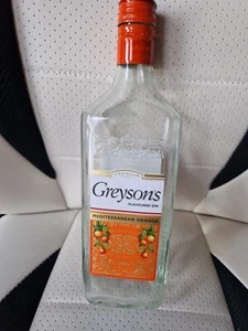 Botella vacía de vidrio transparente Greyson's Gin para upcycling 70cl con tapa - Imagen 1 de 7