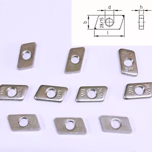 Gewindeplatte Edelstahl V2A M6 / M8 / M10 für Photovoltaik Profil Montage - Bild 1 von 1