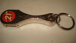 RICKY RUDD NO. 21 NASCAR POCKET KEYCHAIN BOTTLE OPENER BY MOTORHEAD - Picture 1 of 3