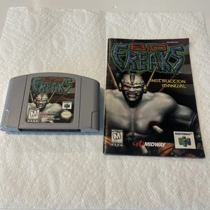 Bio Freaks (Nintendo 64, N64, 1998) Authentic Cart And Manual Only Tested - Picture 1 of 6