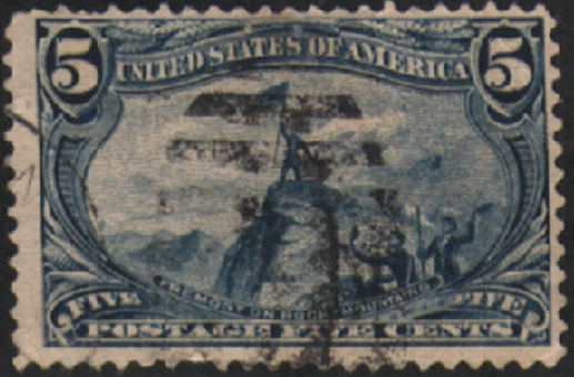 791 USA 1898 Stamp Scott #288 Fremont at Rocky Mountains Used Clean Back CV $21 - Image 1 of 1