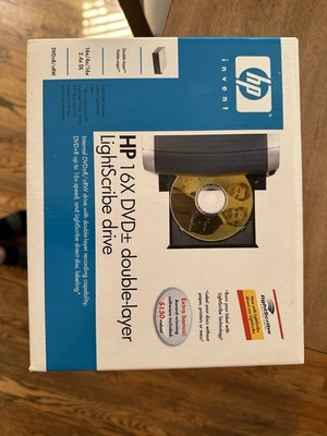 HP 2005 dvd740e DVD+R/+RW 16X Double-Layer LightScribe Drive - Image 1 of 4