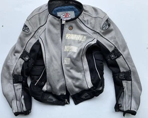 Joe Rocket Motorcycle Jacket Size medium Black Gray Mesh - Picture 1 of 10