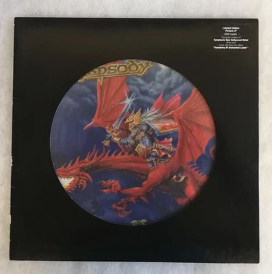 12" LP picture Vinyl Rhapsody Symphony Of Enchanted Lands limited GER 1998 -D422 - Bild 1 von 4