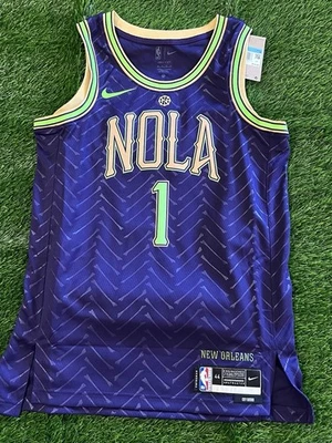 New Orleans Pelicans Zion Williamson Nike City Edition Jersey Men’s Size M NWT - Image 1 of 4