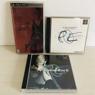 PS1  Parasite Eve 1 2  PSP 3rd Birthday set of 3 Japan import - Image 1 of 4