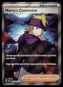 Morty's Conviction 201/162 Ultra Rare SV05: Temporal Forces Pokemon - Picture 1 of 2