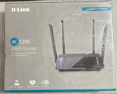 D-Link DIR-842 Wireless AC1200 Wi-Fi Dual Band Router US Internet Router Black. - Image 1 of 2