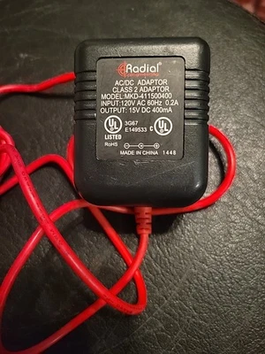 Adaptador de CA Radial Engineering MKD-411500400 Original Foto 1 de 3