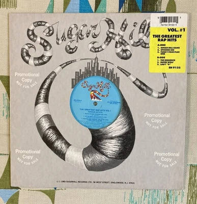 The Greatest Rap Hits Vol. 1  VA LP Sugar Hill Gang Funky Four Plus One - Image 1 of 4