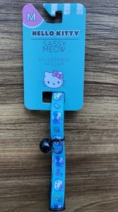 Hello Kitty Sassy Meow Medium verstellbare Katzenhalsbänder 7,5-12 Zoll blau - Bild 1 von 1