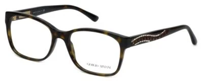 Giorgio Armani Designer Reading Glasses AR7013B-5026-53mm Tortoise Brown Crystal - Image 1 of 4