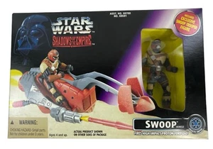 Star Wars Shadows of the Empire Swoop Bike Fahrzeug & Trooper UNGEÖFFNET NEU IN OVP 1996 - Bild 1 von 7