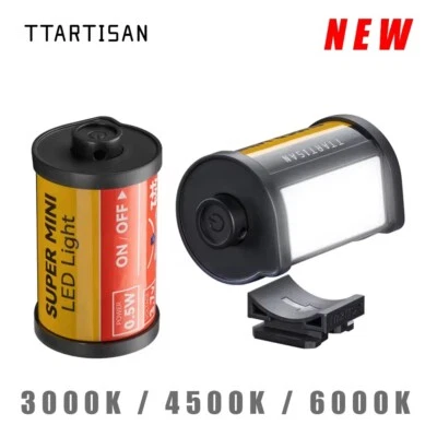 TTArtisan Luz LED Magnética Recargable Mini Luz LED para Cámara 3000-6000K CRI95 Foto 1 de 4