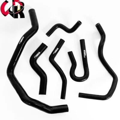 Mangueira de líquido de arrefecimento preta fit 1992-2000 Honda Civic D15 D16 Sohc VTEC EG EK 1995 1996 - Imagem 1 de 4