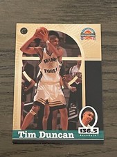 1997-98 Score Board Autographed Basketball Tim Duncan RC #1 San Antonio Spurs