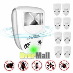 Electronic Ultrasonic Pest Reject Repeller Rat Mosquito Bugs Cockroach Killer - Picture 1 of 17