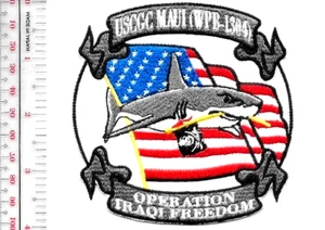 Cortador de vel ganchos de la Guardia Costera de los Estados Unidos Irak GC Maui WPB-1304 Operación Libertad Iraquí - Imagen 1 de 1