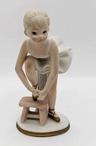Figura de bailarina de porcelana LEFTON - The Christopher Collection #03835 - 1983 - Imagen 1 de 5