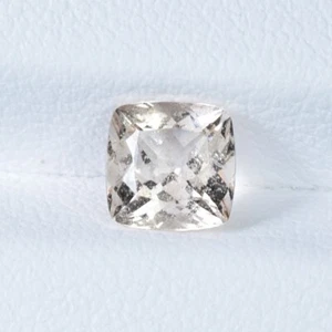 SADE MELOCOTÓN LIGERO DE 0,95 ct MEJOR GRADO / MORGANITA NATURAL - ¡Video de gemas de cojín!! - Imagen 1 de 2