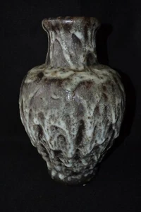 Vintage Scheurich MCM Fat Lava Vase Dark and light Green-Teal Glaze 636-28 - Bild 1 von 6