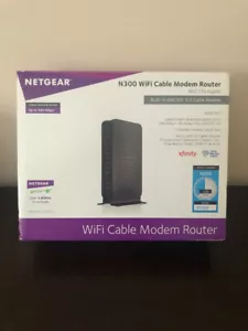 NETGEAR C3000 N300 WiFi DOCSIS 3.0 Cable Modem Router - Picture 1 of 2