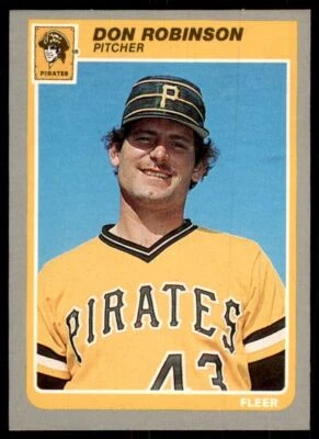 1985 Fleer Don Robinson 102 Baseballl Cards #475 - Image 1 of 2