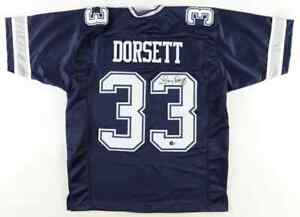 Tony Dorsett Signed Jersey. Beckett Authenticated