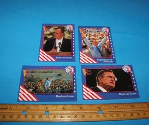 "Tarjetas de coleccionista político electoral ""Decisión 1992" de George Bush - Imagen 1 de 2