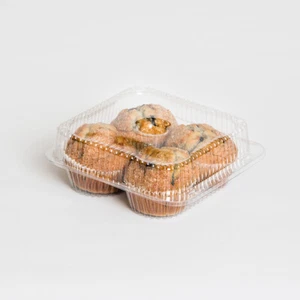Inline Plastics PET Food Container Clear 64.2 oz. | 300/Case - Picture 1 of 3