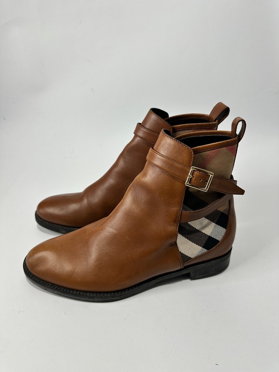 Burberry Women's Check Ankle Boots for Women for sale | eBay