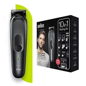 Braun MGK7331, 10-in-1 Beard Trimmer for Men from Gillette, AutoSense technology - Picture 1 of 7