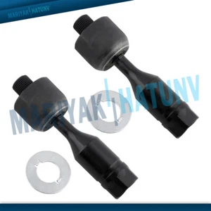 2X Front Inner Tie Rod For GMC Envoy Chevy SSR Trailblazer Ascender Bravada 9-7X - Picture 1 of 8