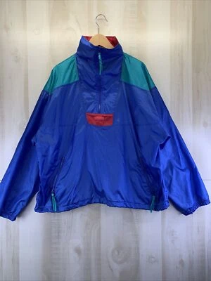 Pullover cortavientos unisex vintage de los años 90 extremo para todas las condiciones para hombre mujer Foto 1 de 4